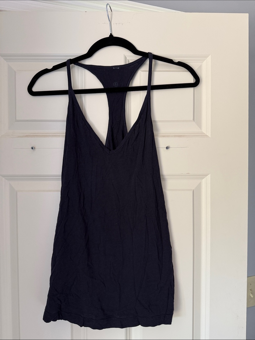 lululemon athletica Navy Racerback V-Neck Tank